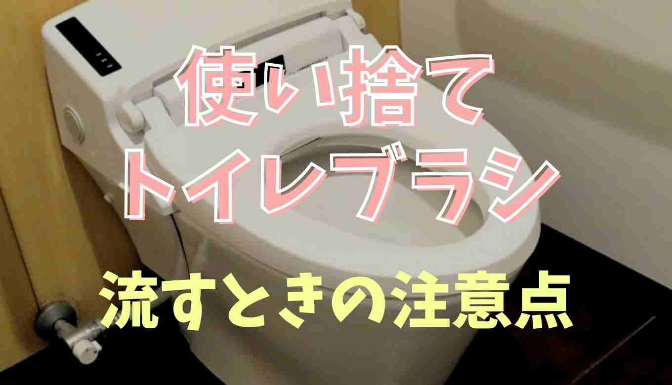 使い捨てトイレブラシは詰まる？流せるトイレブラシ 詰まる toto | 流すときの注意点を要チェック！