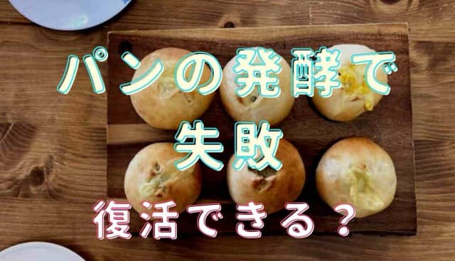 パンの発酵で失敗したら復活できる？パン 一次発酵 失敗 したら