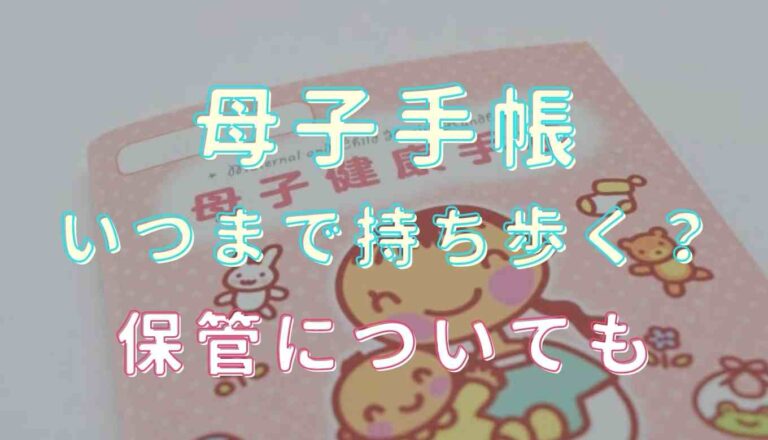 母子手帳 持ち歩く 妊娠中